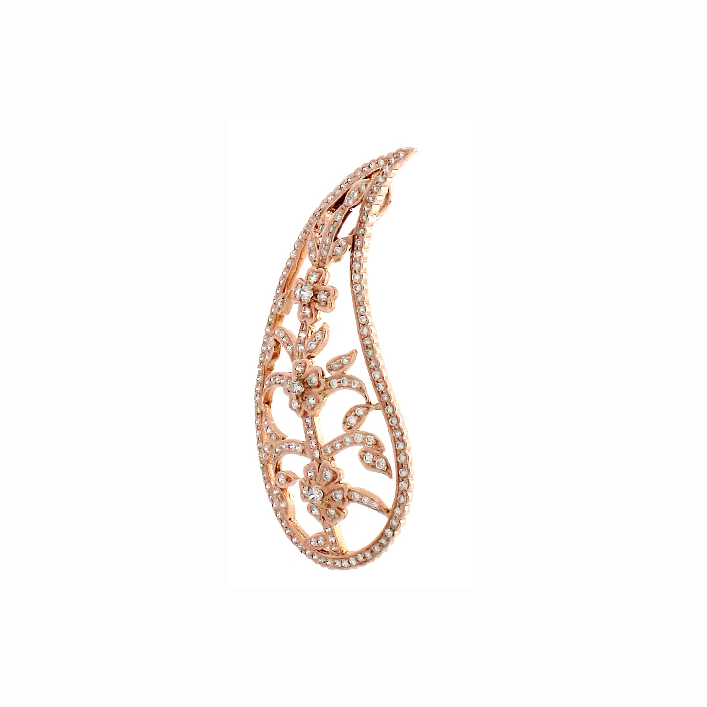 1.14 ct White Diamond Pendant in 14K Gold