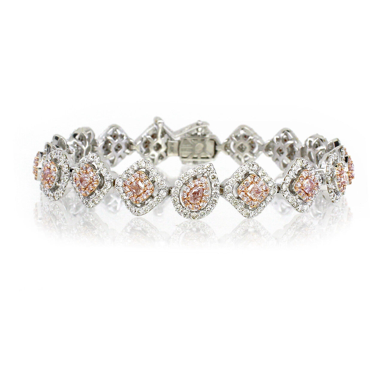 Fancy Pink Diamond Bracelet