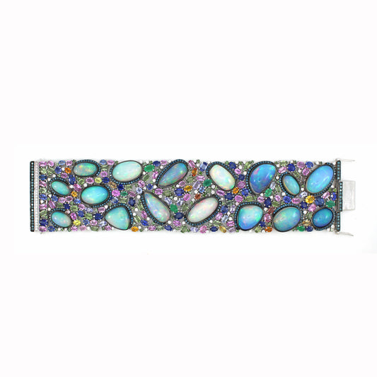 18K Gold Opal Bracelet
