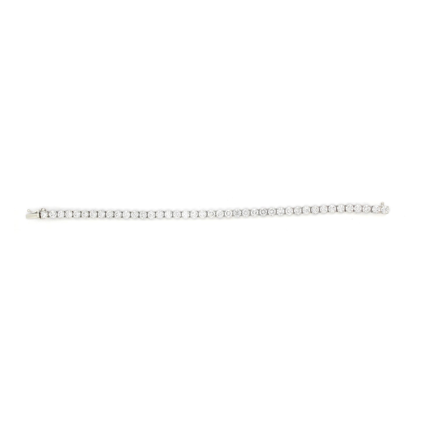 8.5 Carats Diamond Tennis Bracelet weighing 15.06 gms in 18K