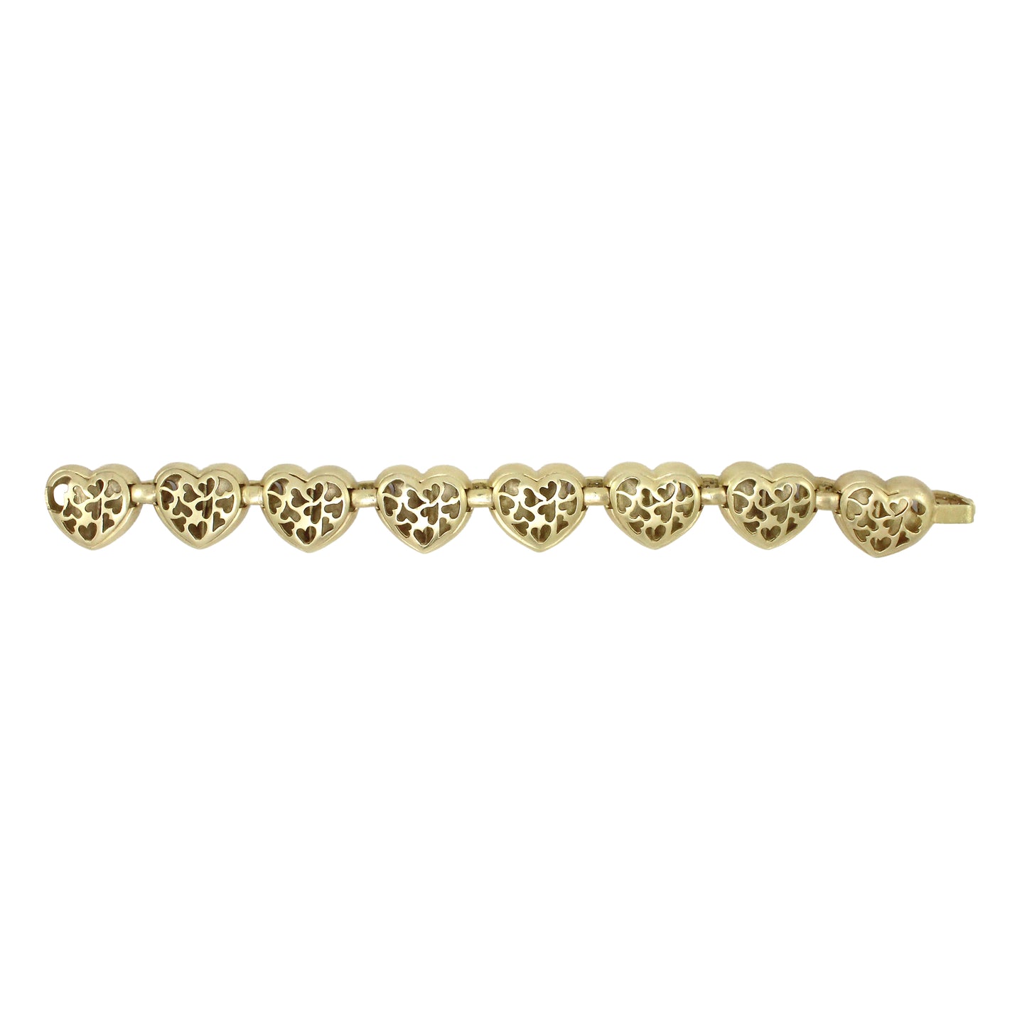 72.77 gms 18K Gold White Diamond Modern Bracelet