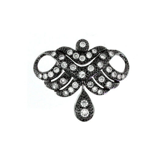 0.89 ct Round White Diamond Pendant in 14K Gold
