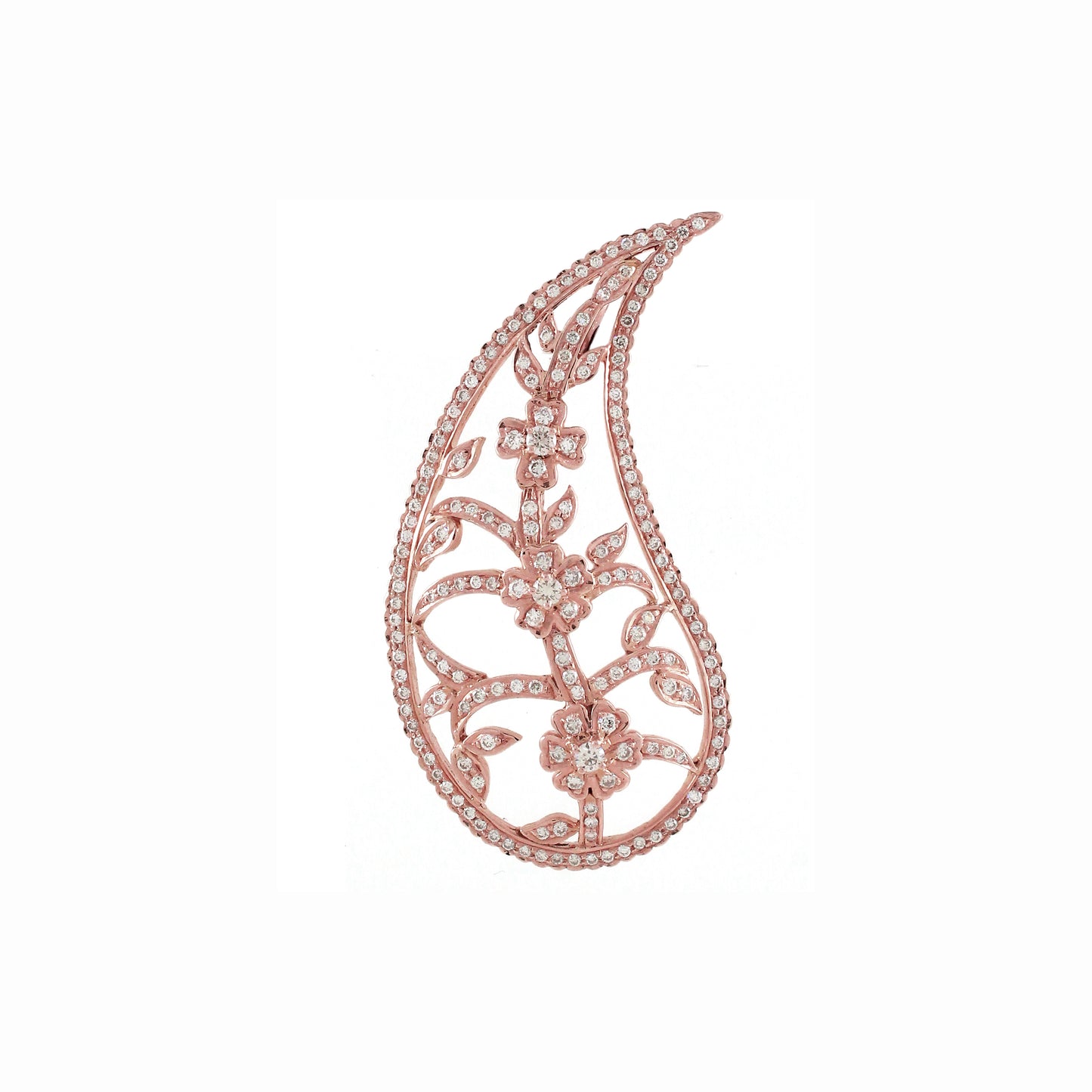 1.14 ct White Diamond Pendant in 14K Gold