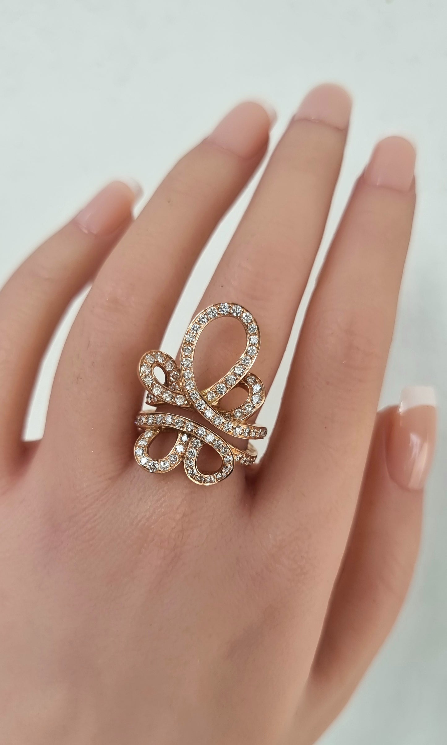 1.73 ct Round White Diamond Ring in 14K Gold