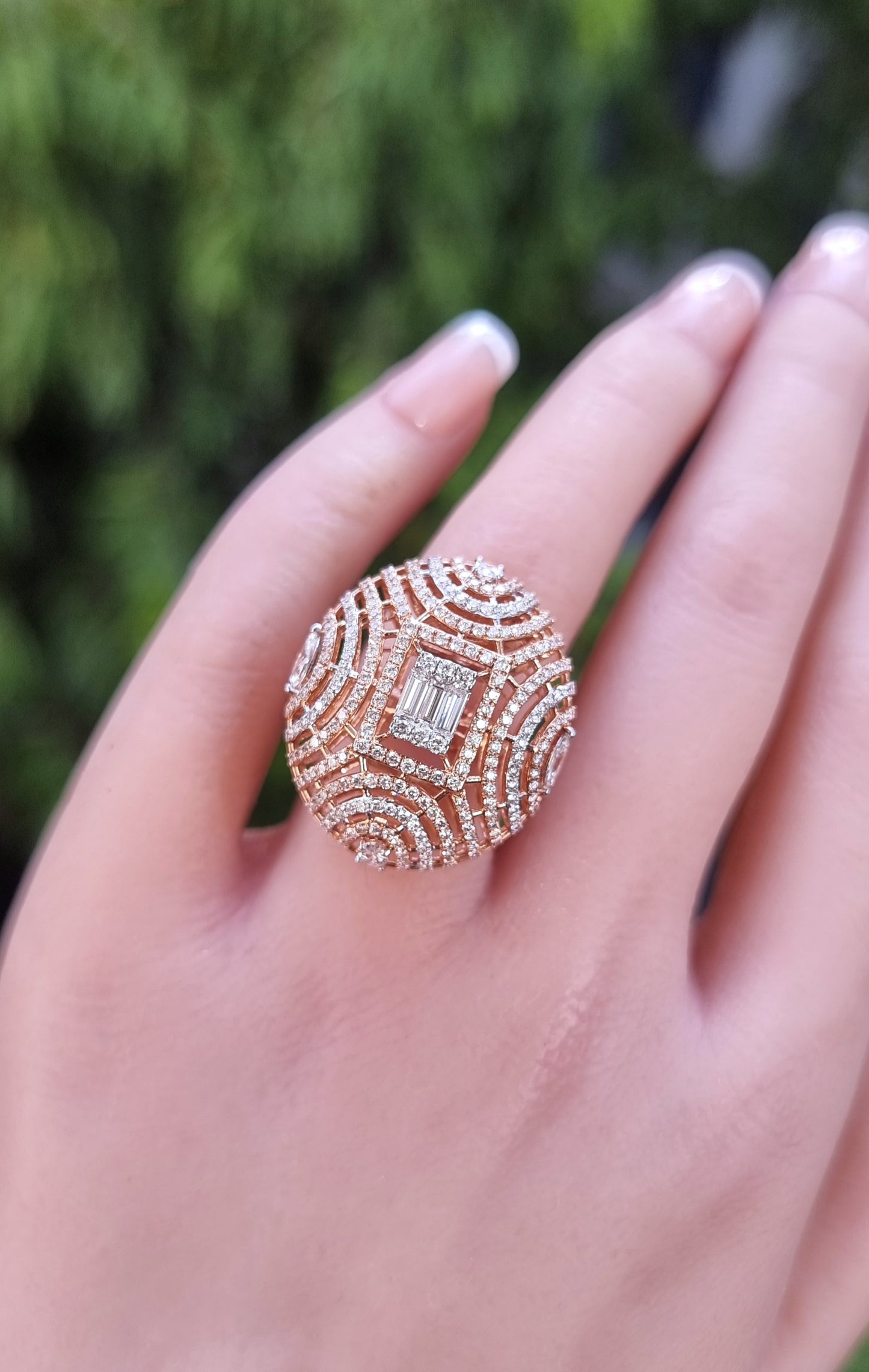 1.86 ct Emerald Cut White Diamond Ring in 14K Gold
