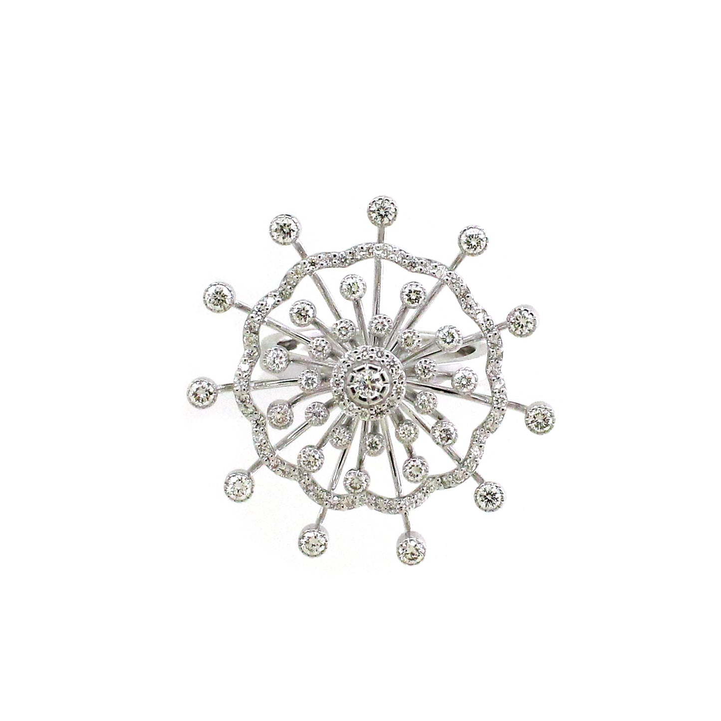 1.07 ct White Diamond Ring in 14K Gold