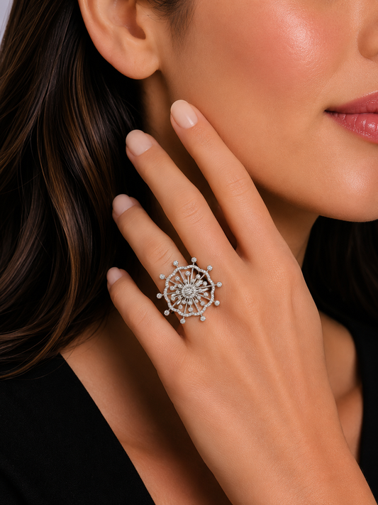 1.07 ct White Diamond Ring in 14K Gold